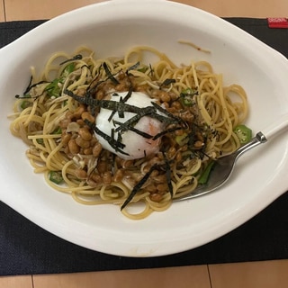 納豆パスタ